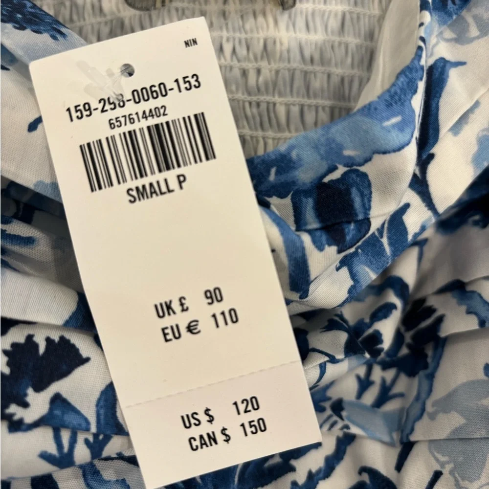 Abercrombie & Fitch Blue and White Floral Maxi Dress - Picture 2 of 2